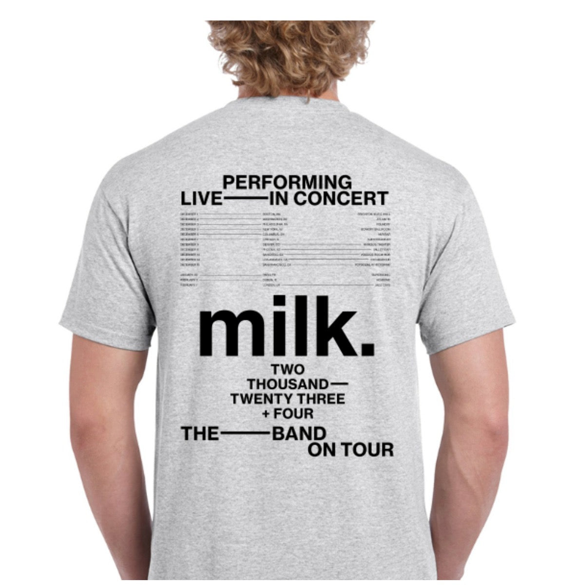 milk. - 2023 Tour T Shirt – Irish Music Market