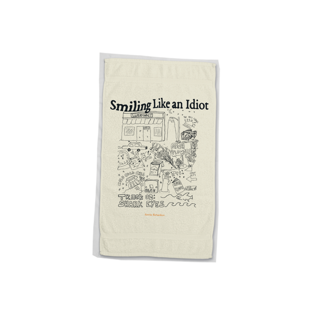 Sorcha Richardson - Smiling Like An Idiot Tea Towel