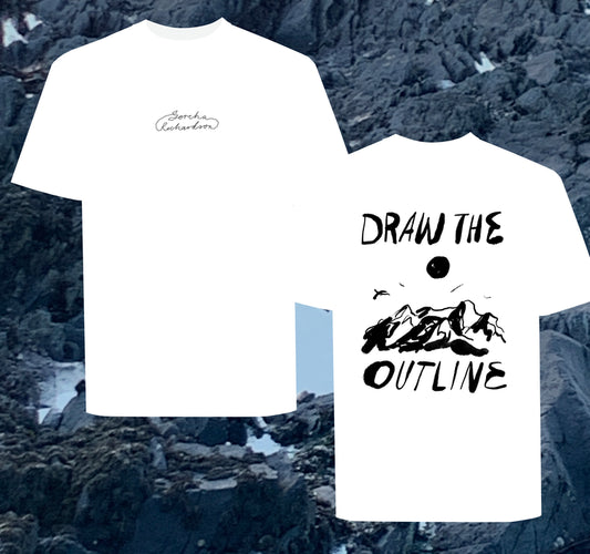 Sorcha Richardson - Draw The Outline (White T-Shirt) [Pre-Order]